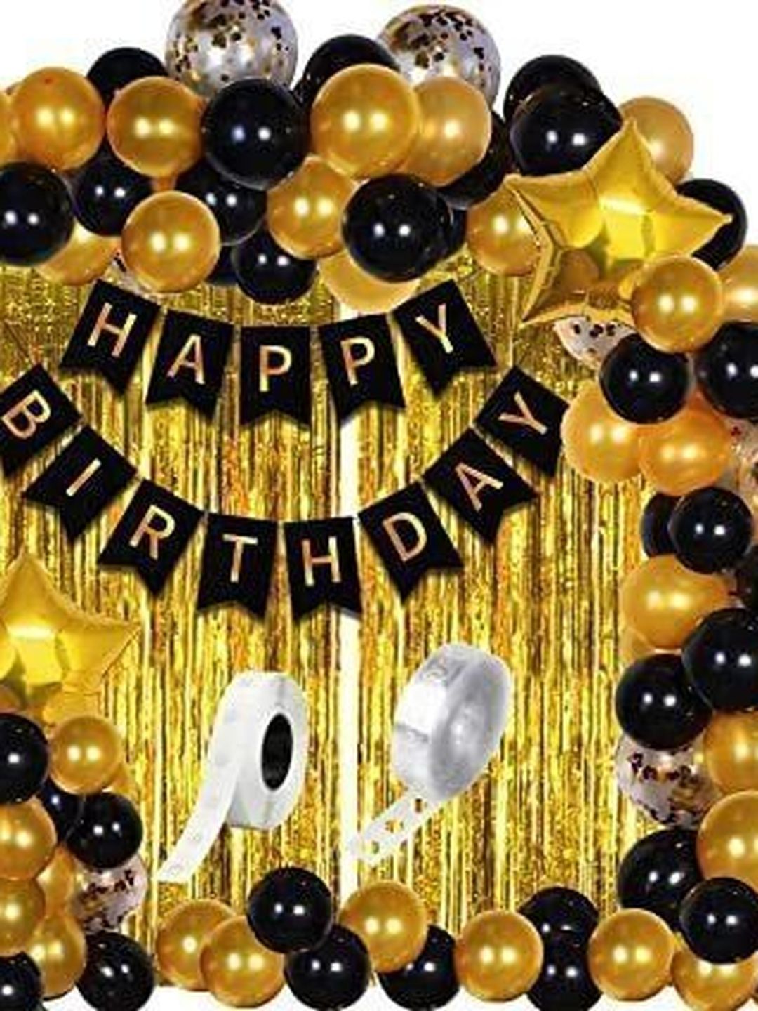 SKYWINS 61-Pcs Happy Birthday Decoration Kit