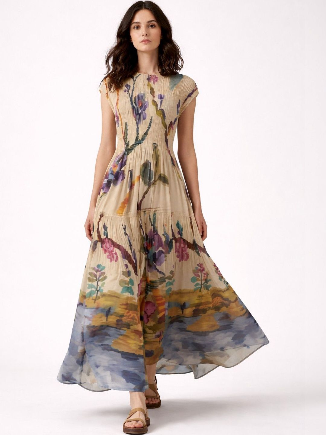 Routes by All About You Floral Print Maxi Dress