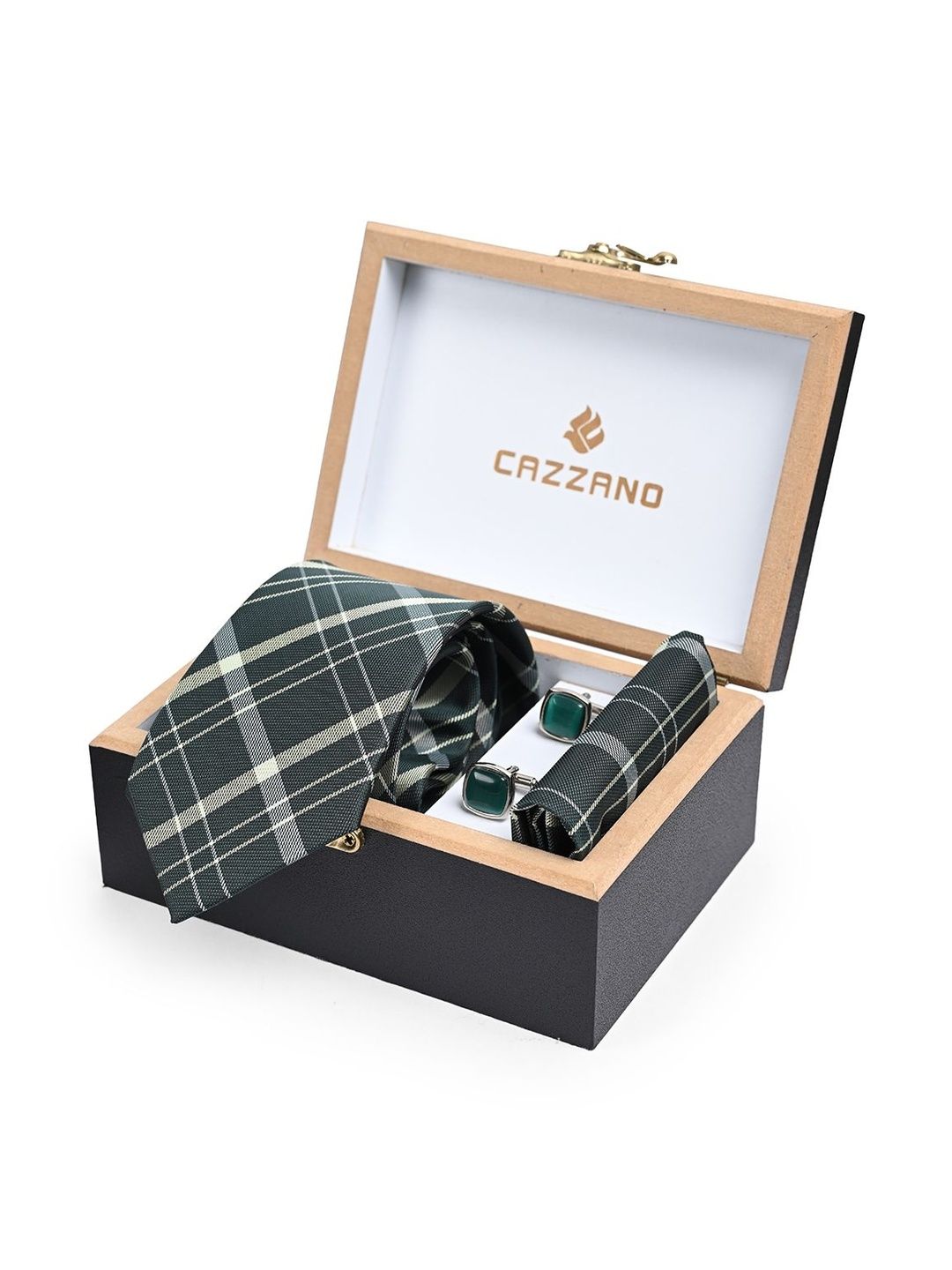 Cazzano Printed Ties and Cufflinks