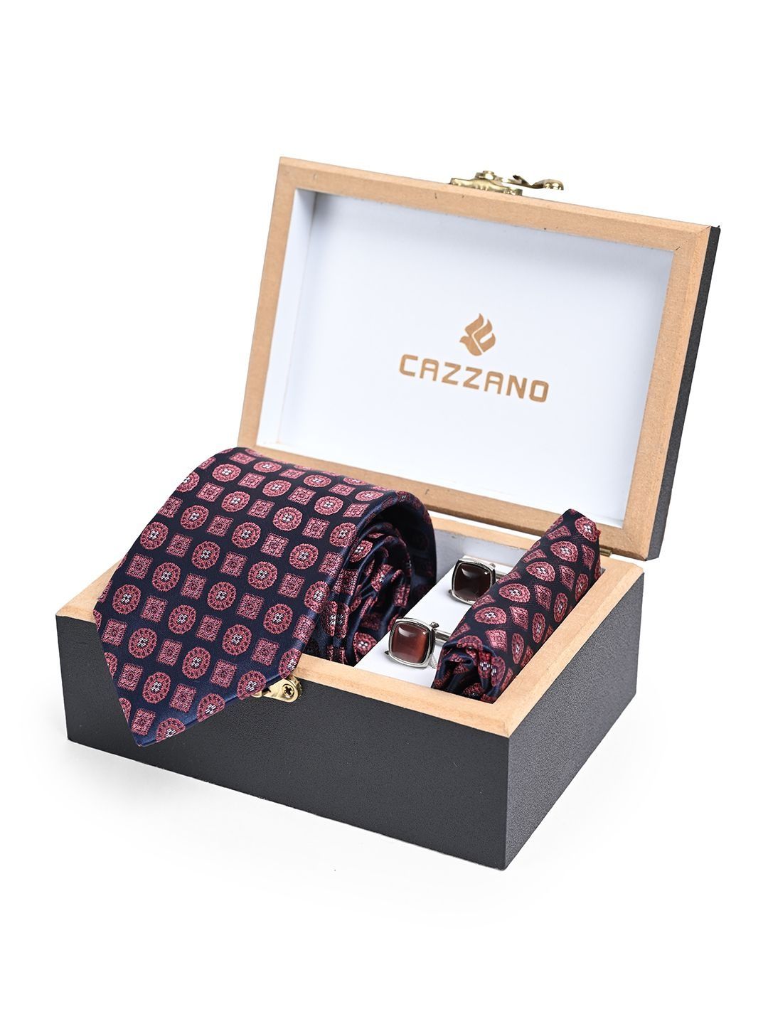 Cazzano Printed Ties and Cufflinks