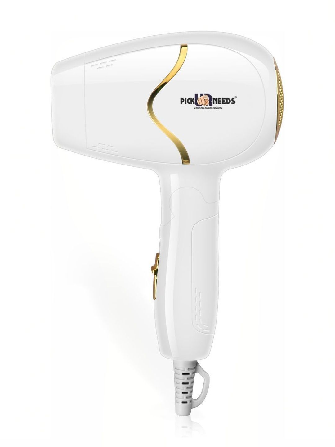 Pick Ur Needs Foldable 3500W Hair Dryer - P-HD-002 Gold