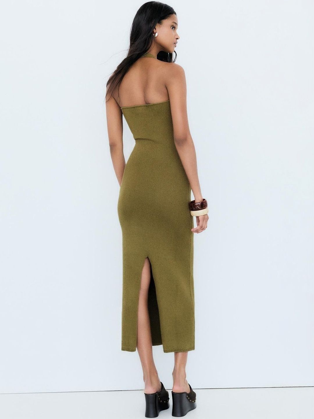 Halter Midi Dress