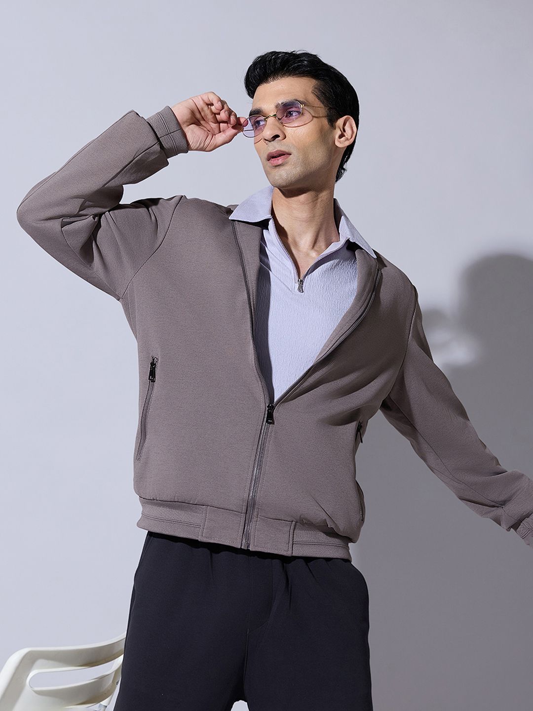 SHOWOFFFF Men Lightweight Outdoor Bomber Jacket