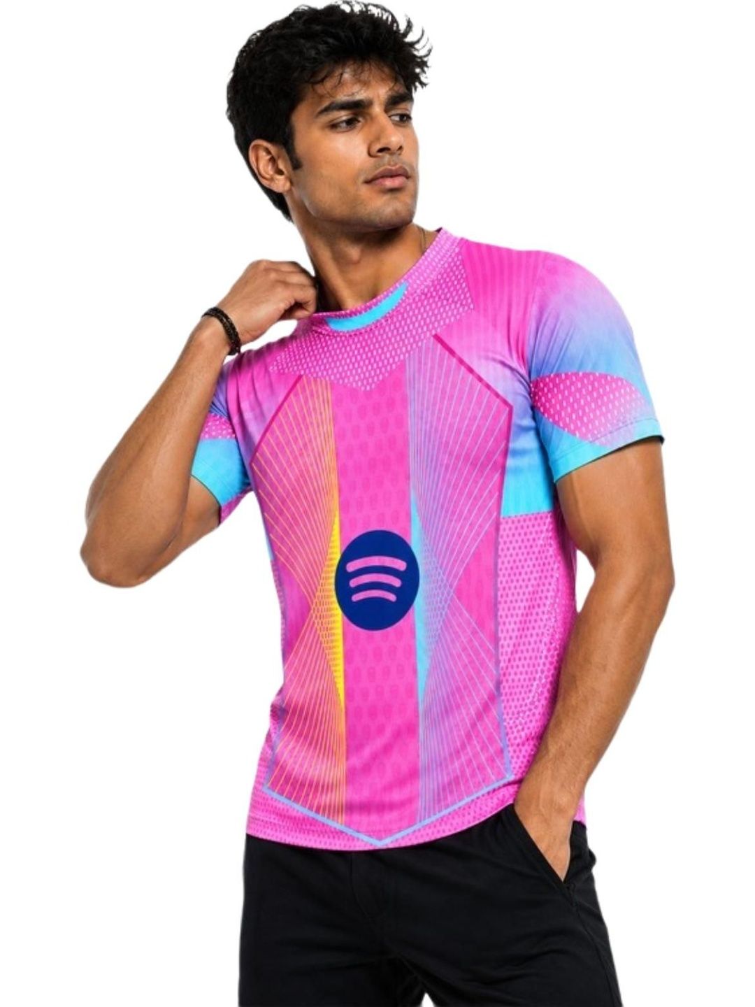 teky Men Barcelona Printed T-shirt