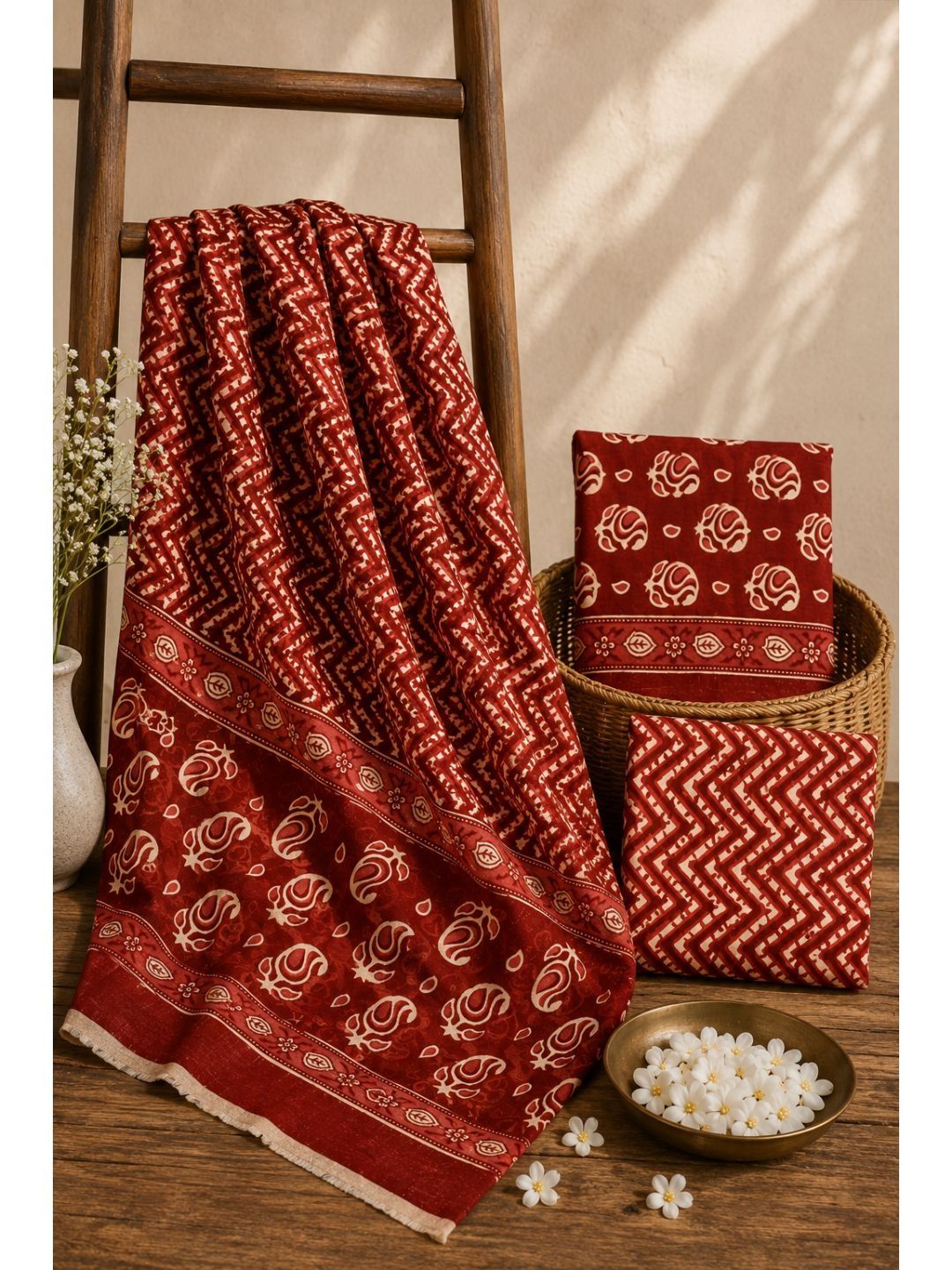 Dhaaga Ghar Printed Unstitched Dress Material