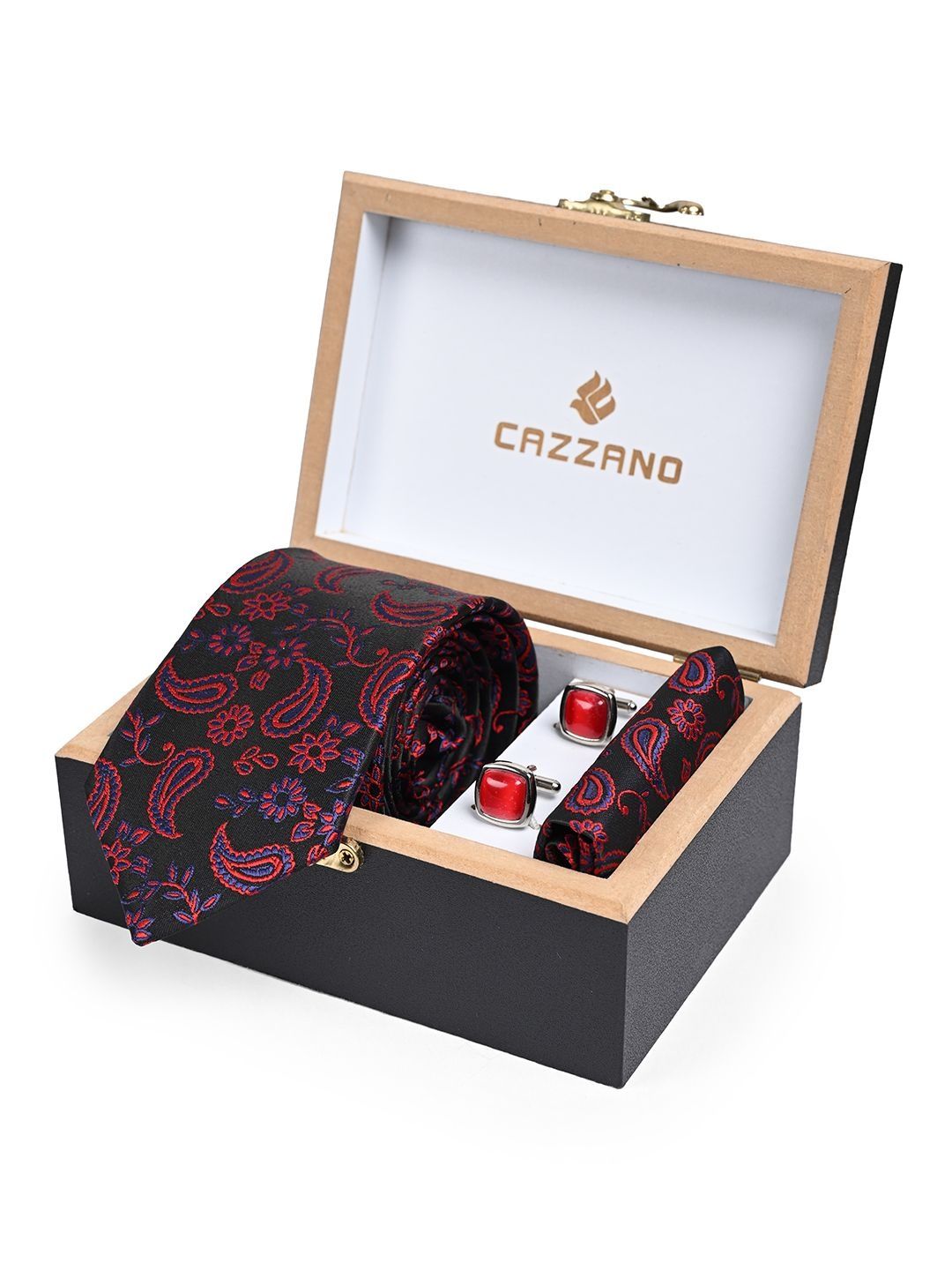 Cazzano Printed Ties and Cufflinks