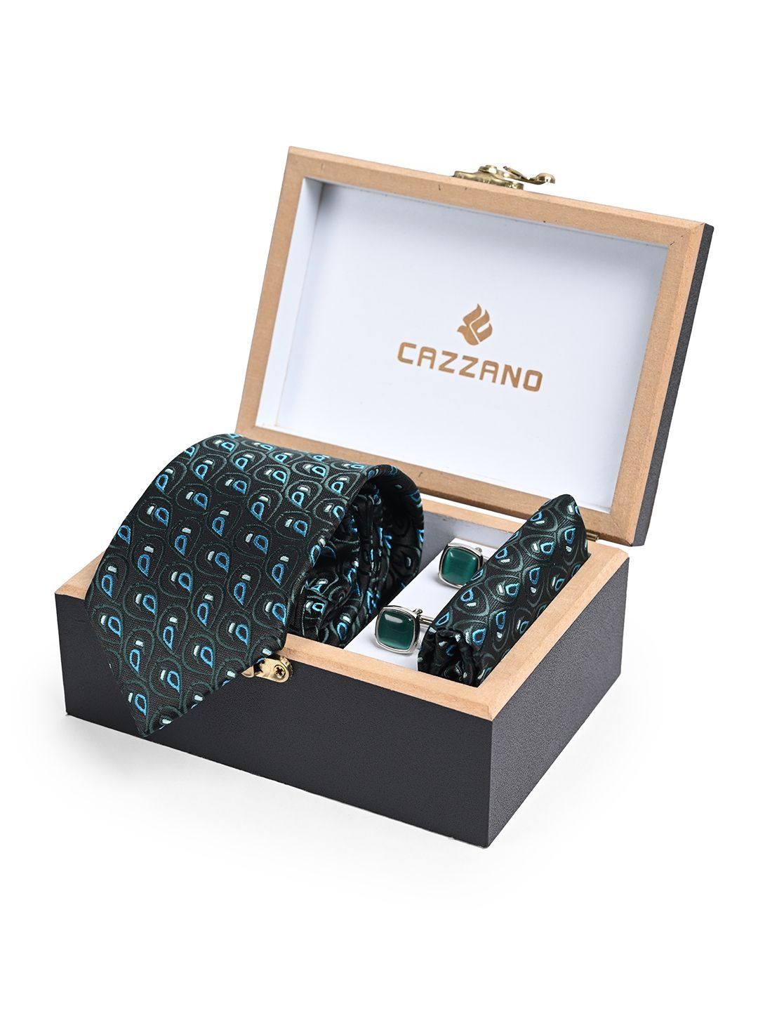 Cazzano Printed Ties and Cufflinks