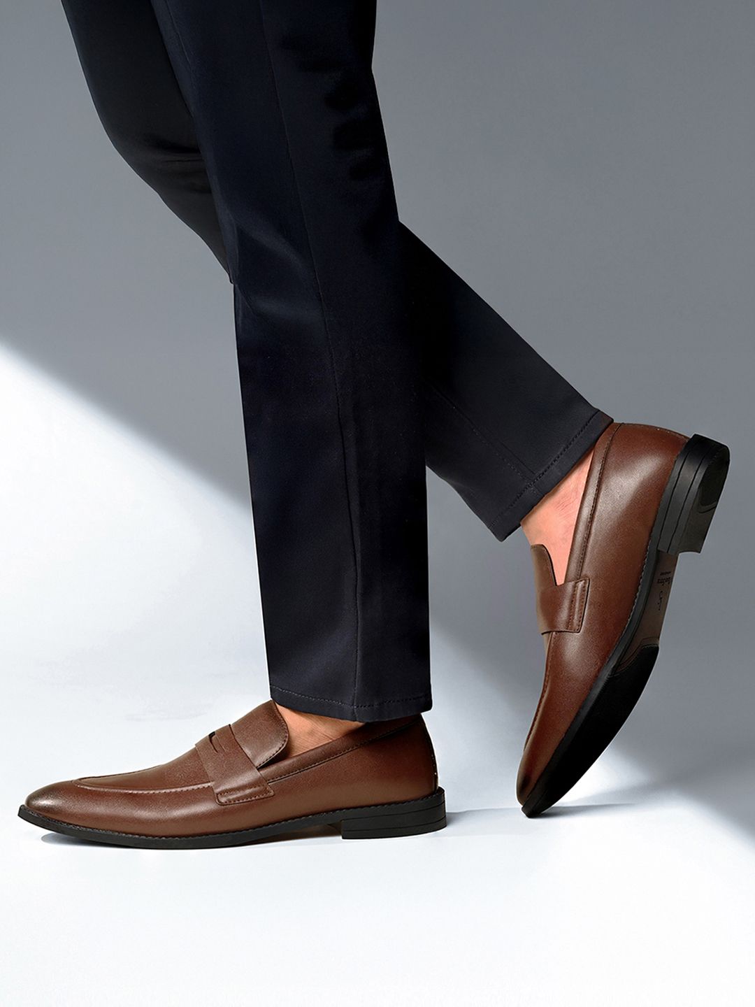 LOUIS STITCH Men Slip On Formal Moccasin Shoes
