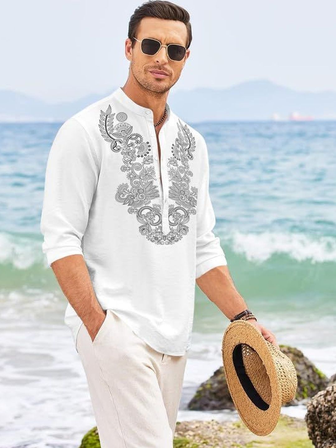 FINIVO FASHION Men Comfort Printed Casual Shirt