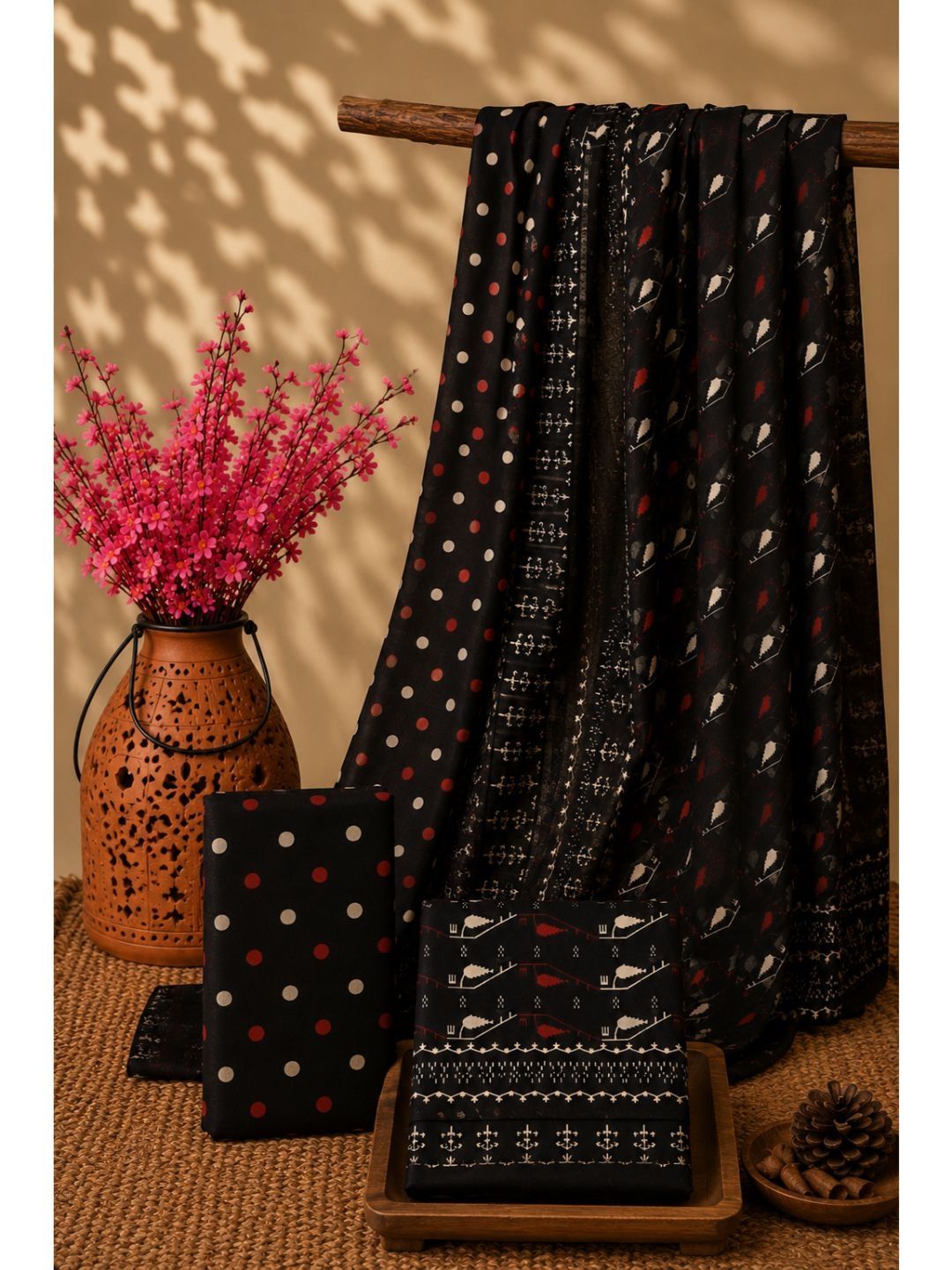Dhaaga Ghar Printed Unstitched Dress Material
