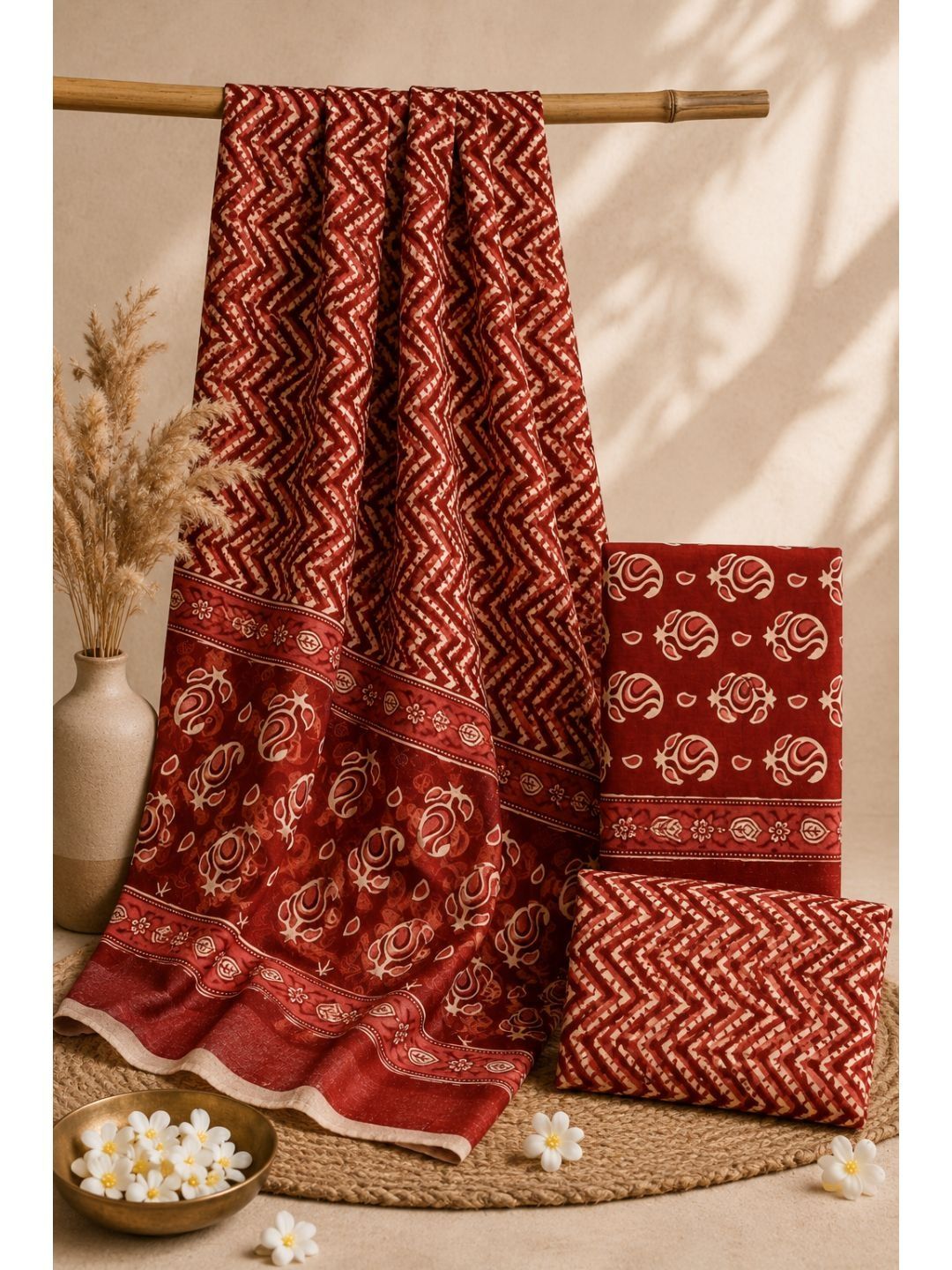 DATTA BUTTI Printed Unstitched Dress Material