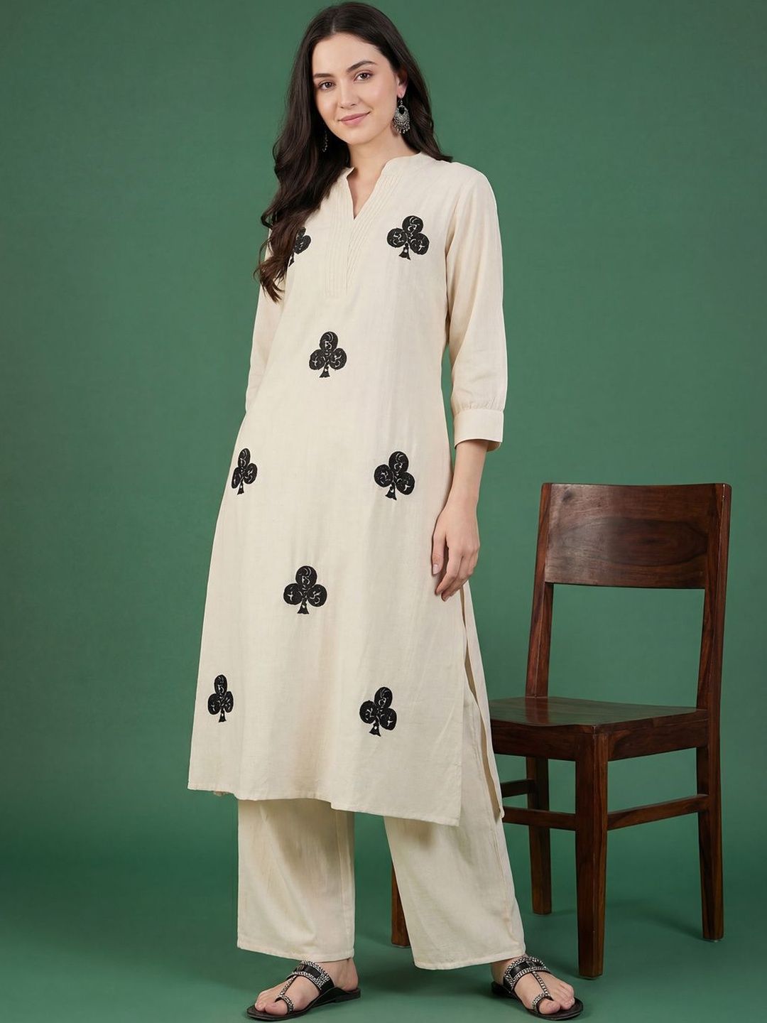 Indo Era Cotton Printed Tunic with Palazzos