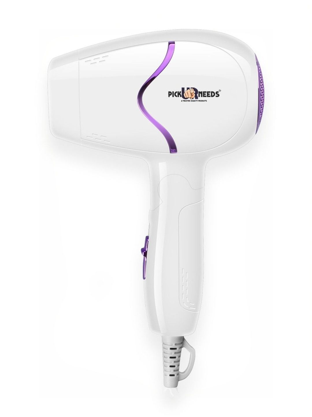 Pick Ur Needs 3500W Mini Hair Dryer With Foldable Handle - PICK-HD002 Purple