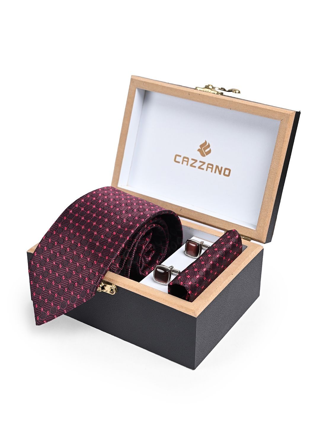 Cazzano Printed Ties and Cufflinks