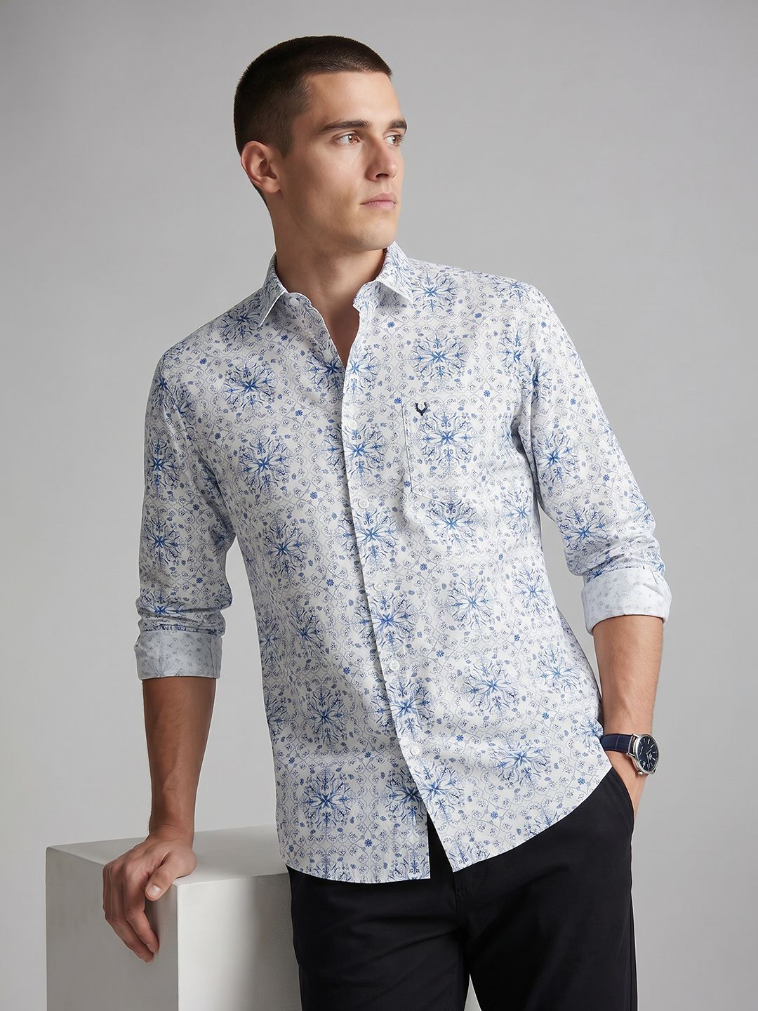 Allen Solly Allen Solly Sport Fit Floral Printed Casual Shirt