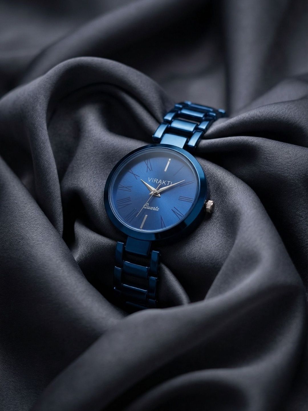 VIRAKTI Women Dial & Bracelet Style Straps Analogue Watch SAT-08-BLUE-V01 VIR