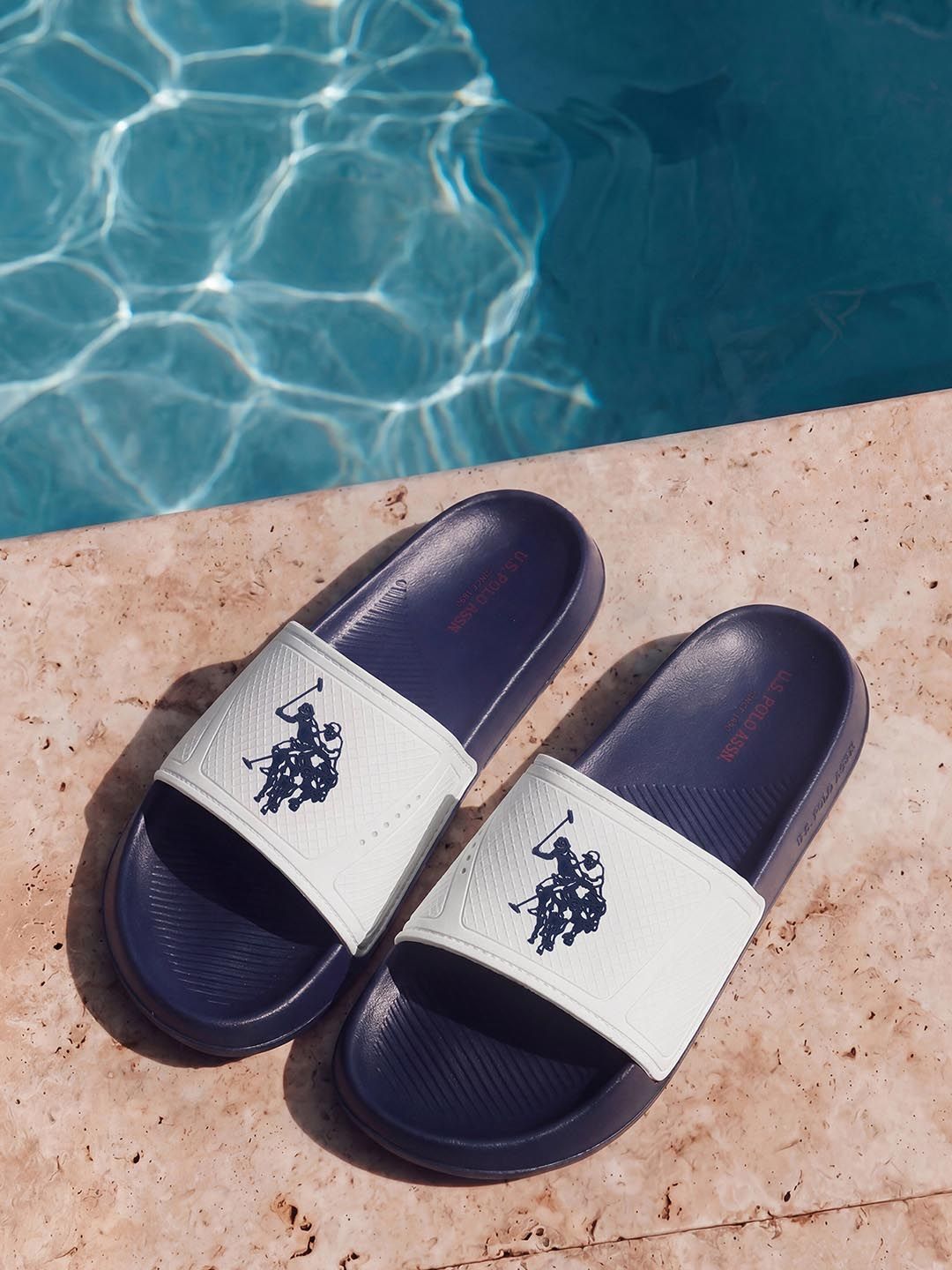 U.S. Polo Assn. Phil White Minimal comfort Sliders