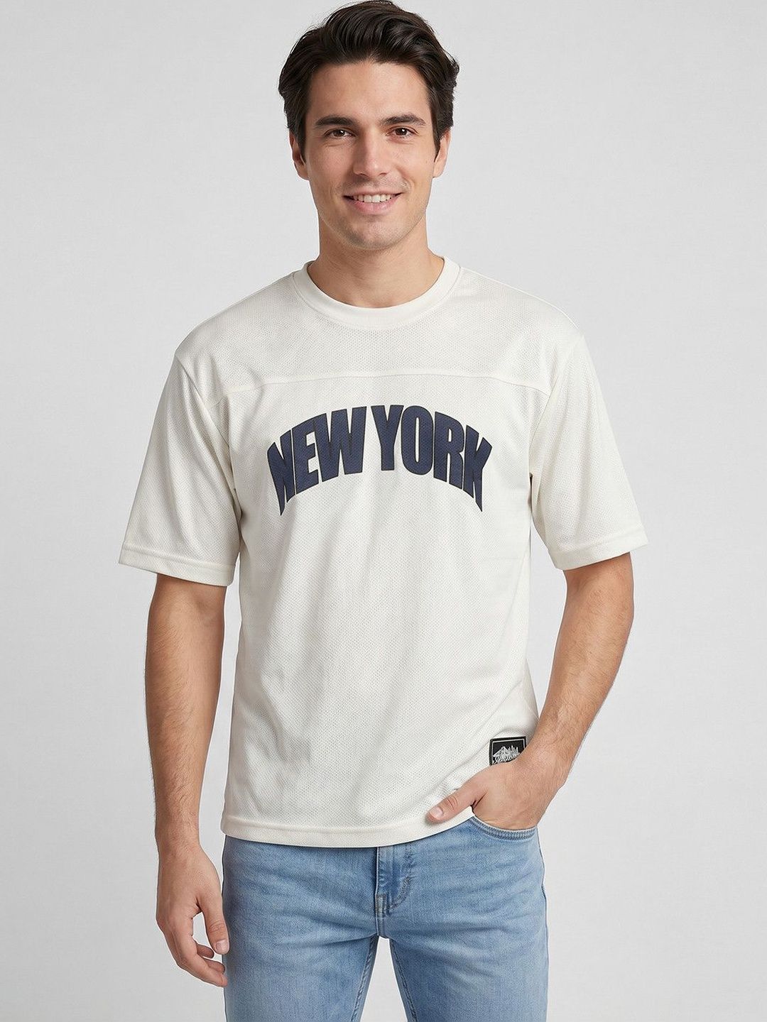 R&B Men Typography Printed T-shirt