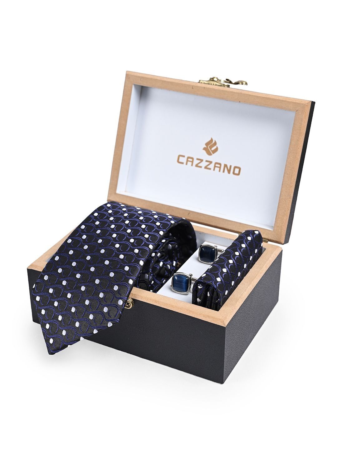 Cazzano Printed Ties and Cufflinks
