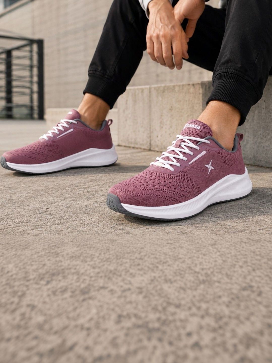 KRAASA Men Textile Training or Gym Non-Marking Shoes
