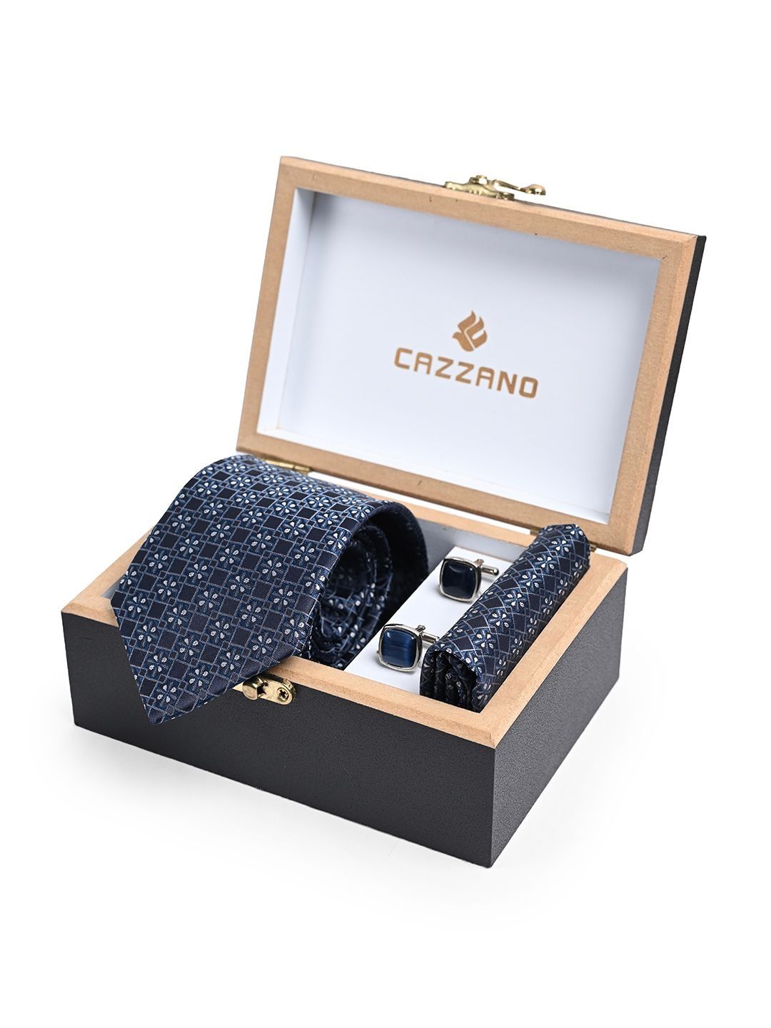 Cazzano Printed Ties and Cufflinks