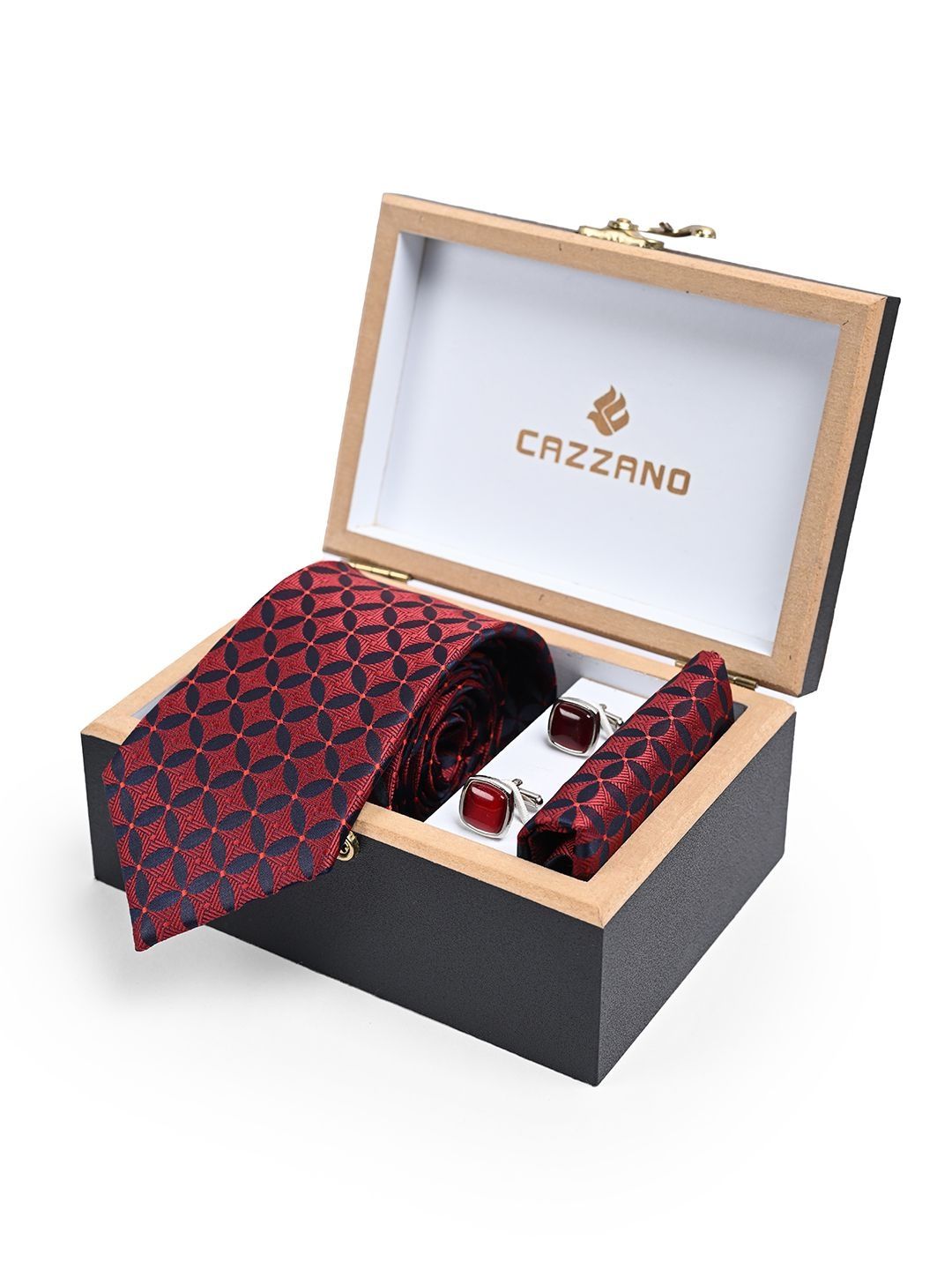 Cazzano Printed Ties and Cufflinks