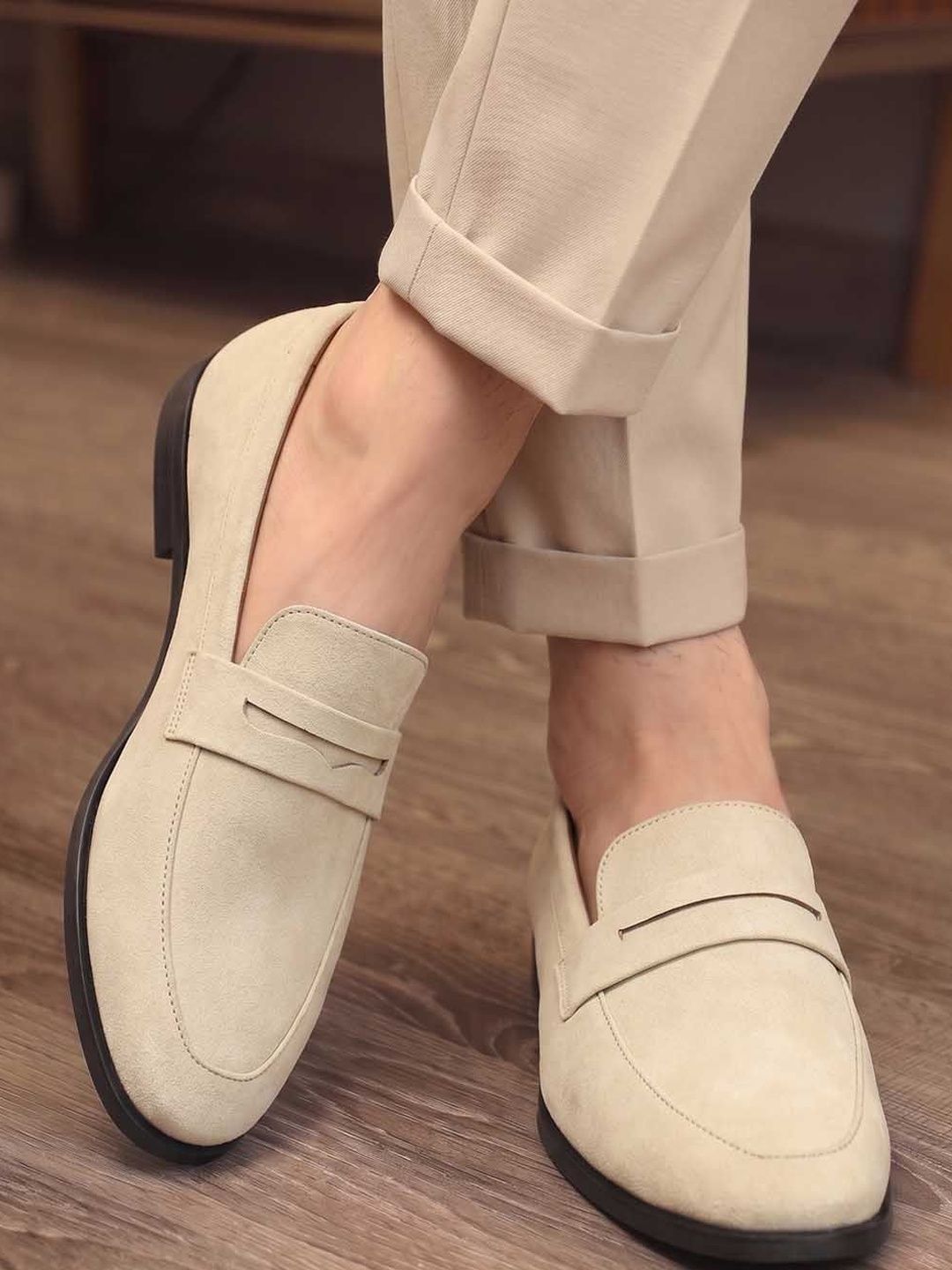 HERE&NOW Men Slip-On Formal Loafers