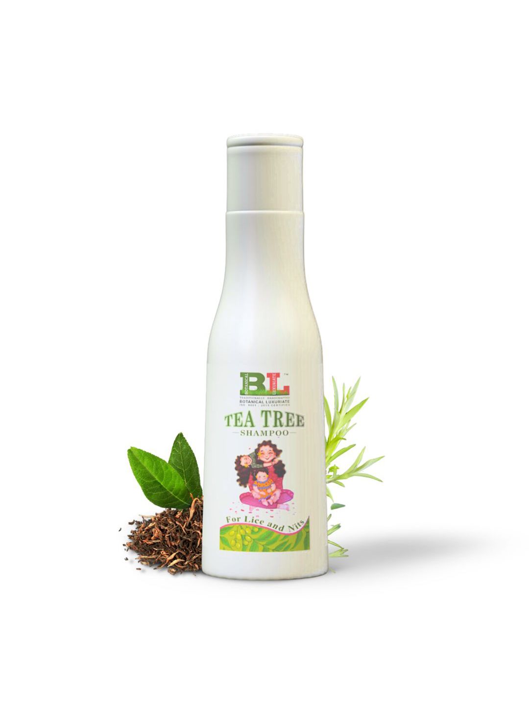 Botanical Luxuriate Tea Tree Shampoo For Lice & Nits with Lice Removal Comb