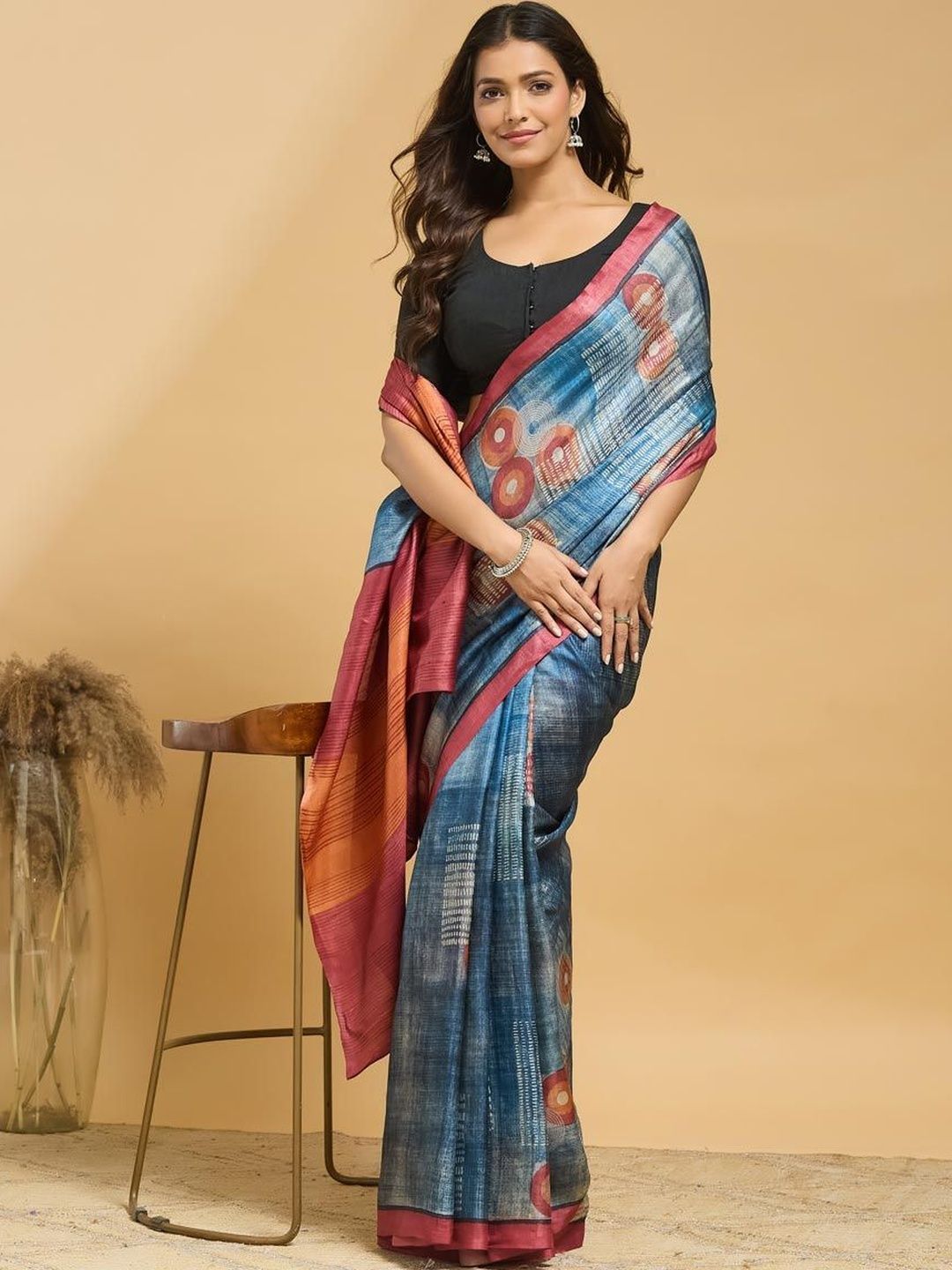 Fabindia Fabindia Art Silk Saree