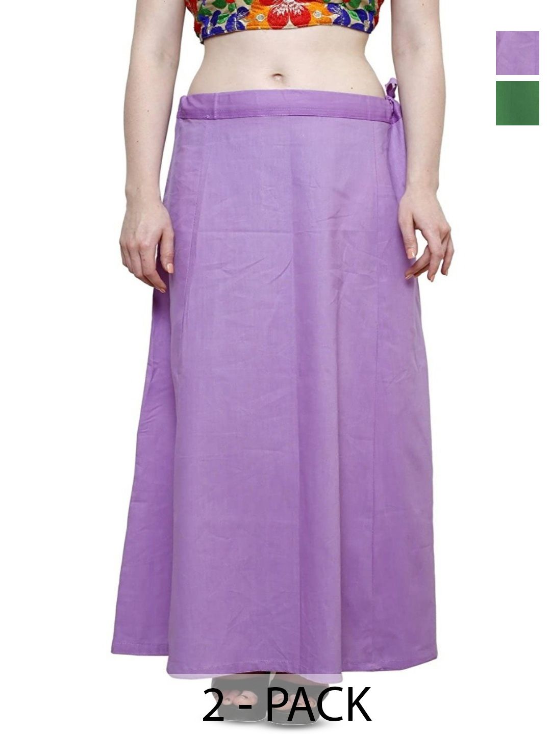 Guddan Pack Of 2 Mid-Rise Saree Shapewear