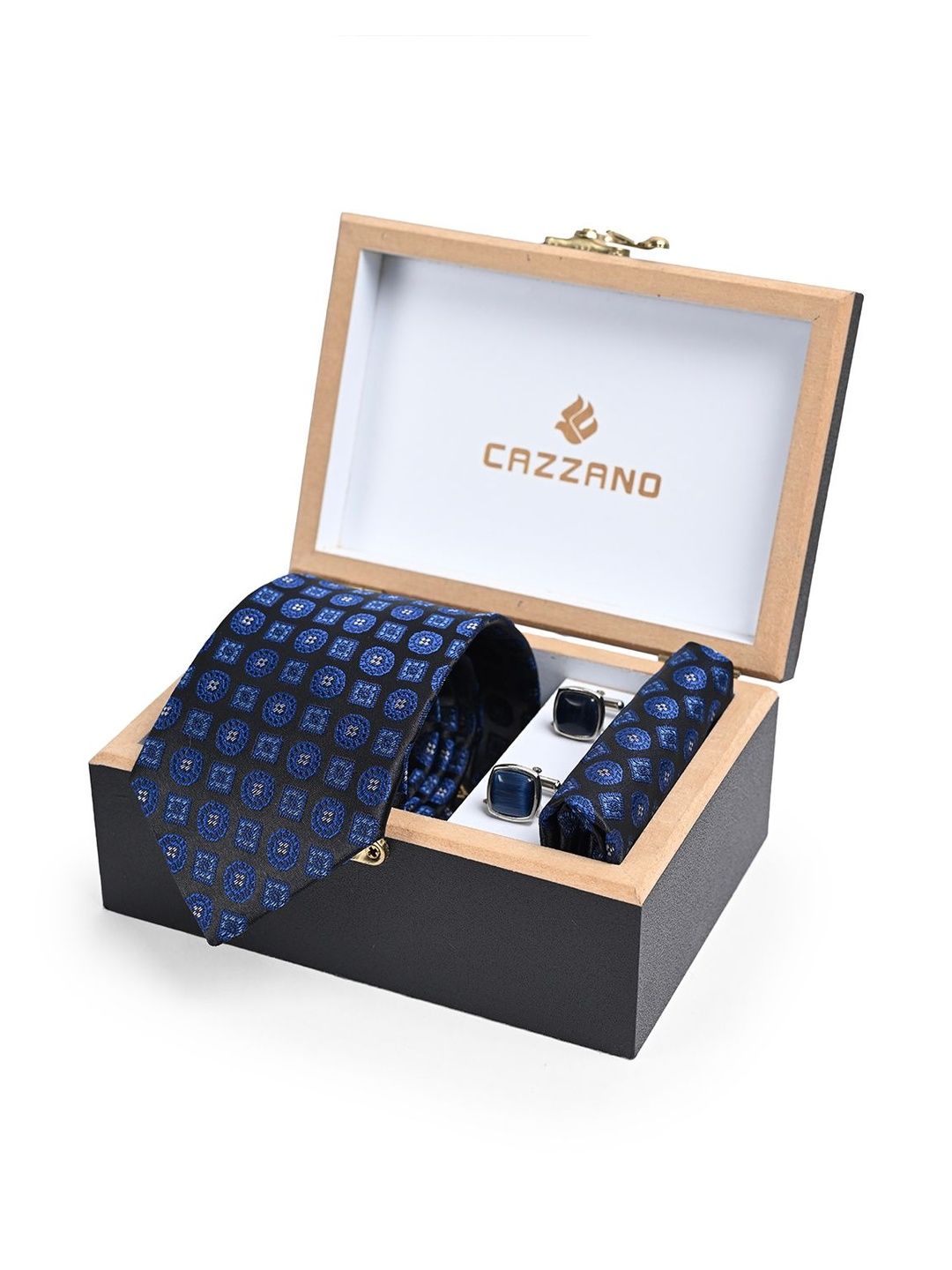 Cazzano Printed Ties and Cufflinks