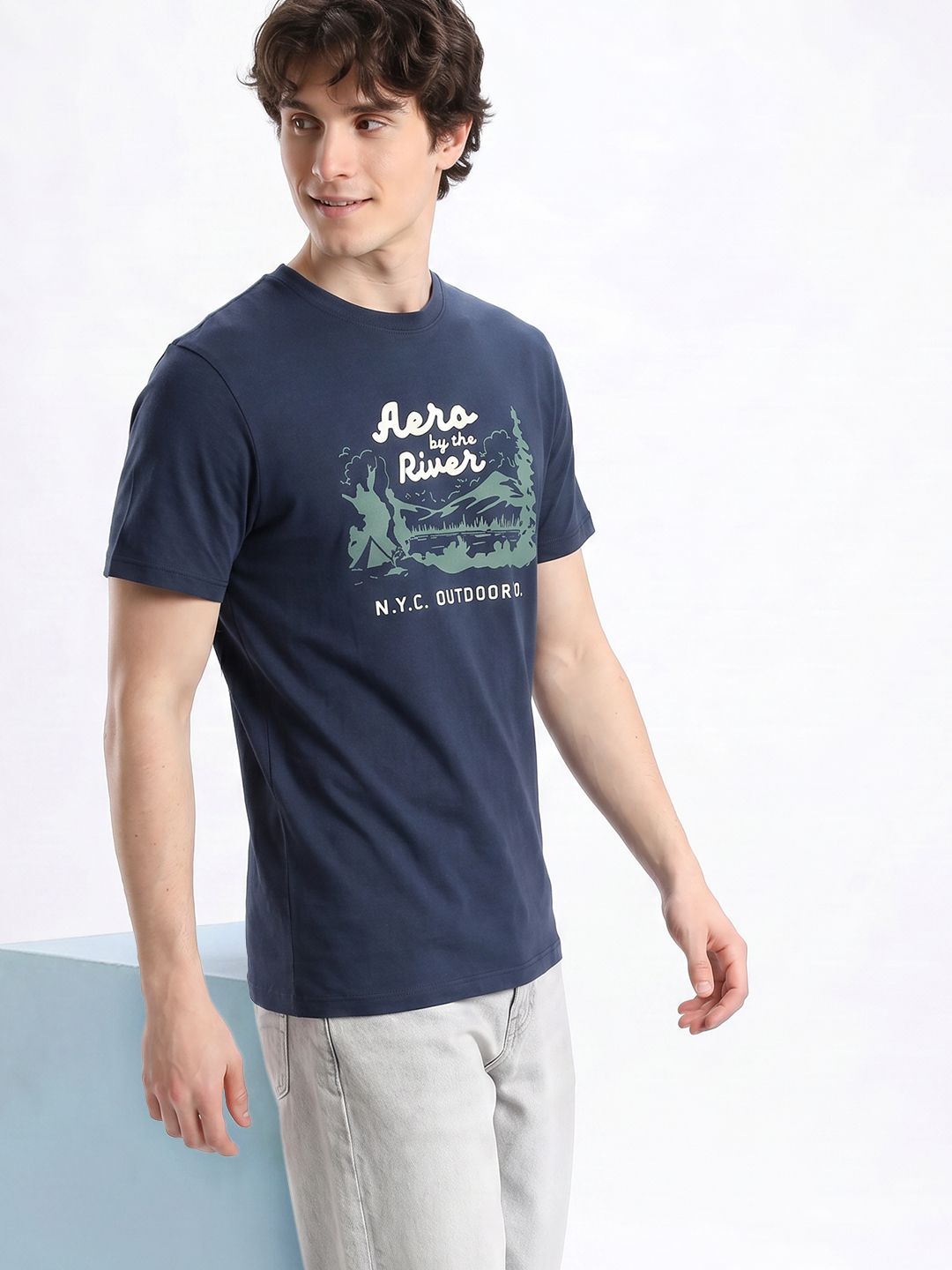 Aeropostale Printed Pure Cotton T-shirt