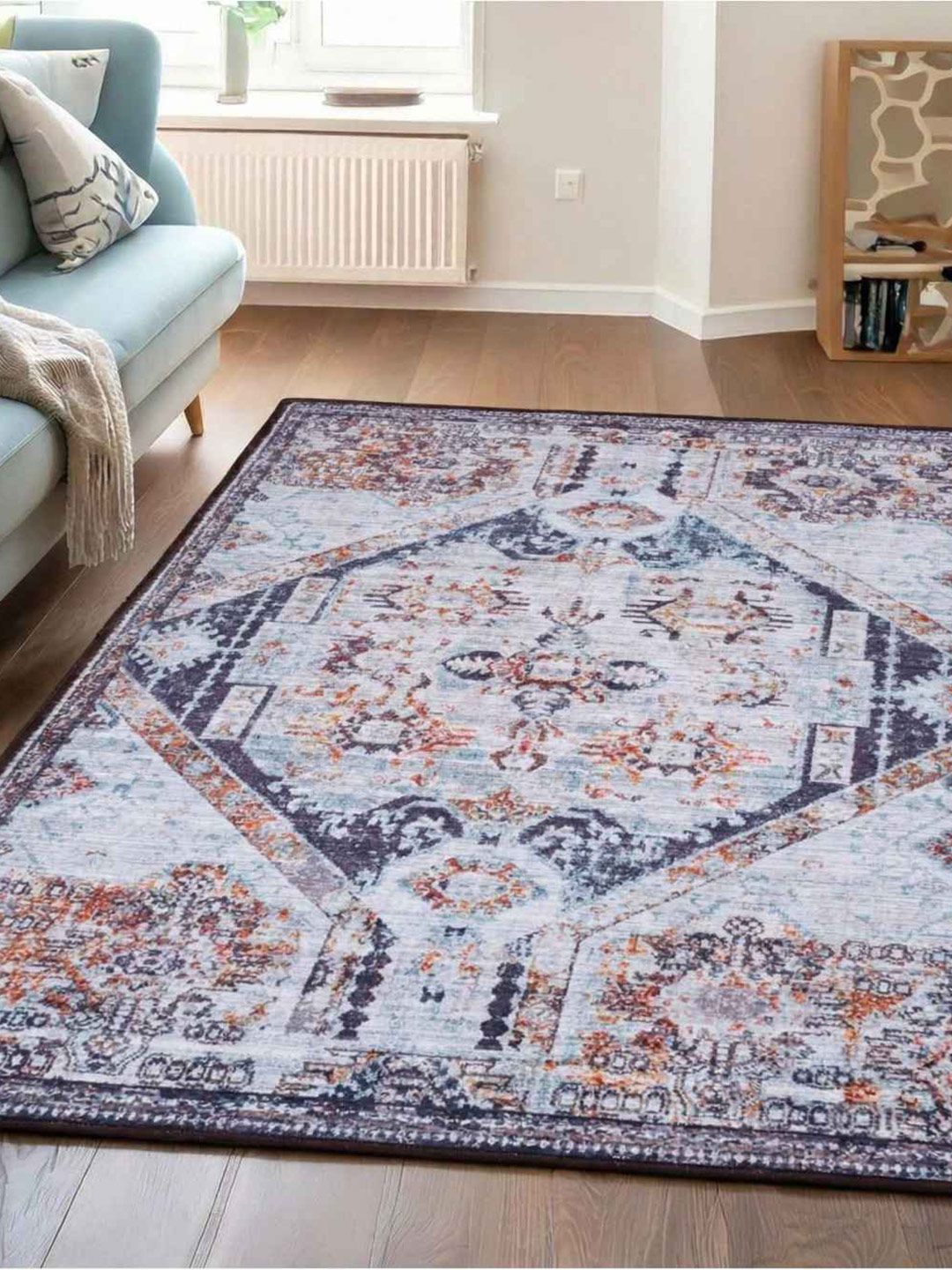 DREAM WEAVERZ DREAM WEAVERZ Printed Stain Resistant Chenille Carpet