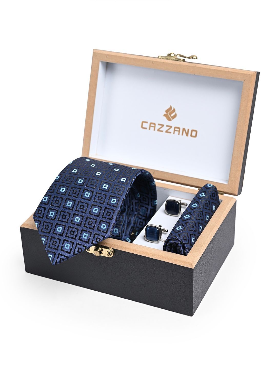Cazzano Printed Ties and Cufflinks