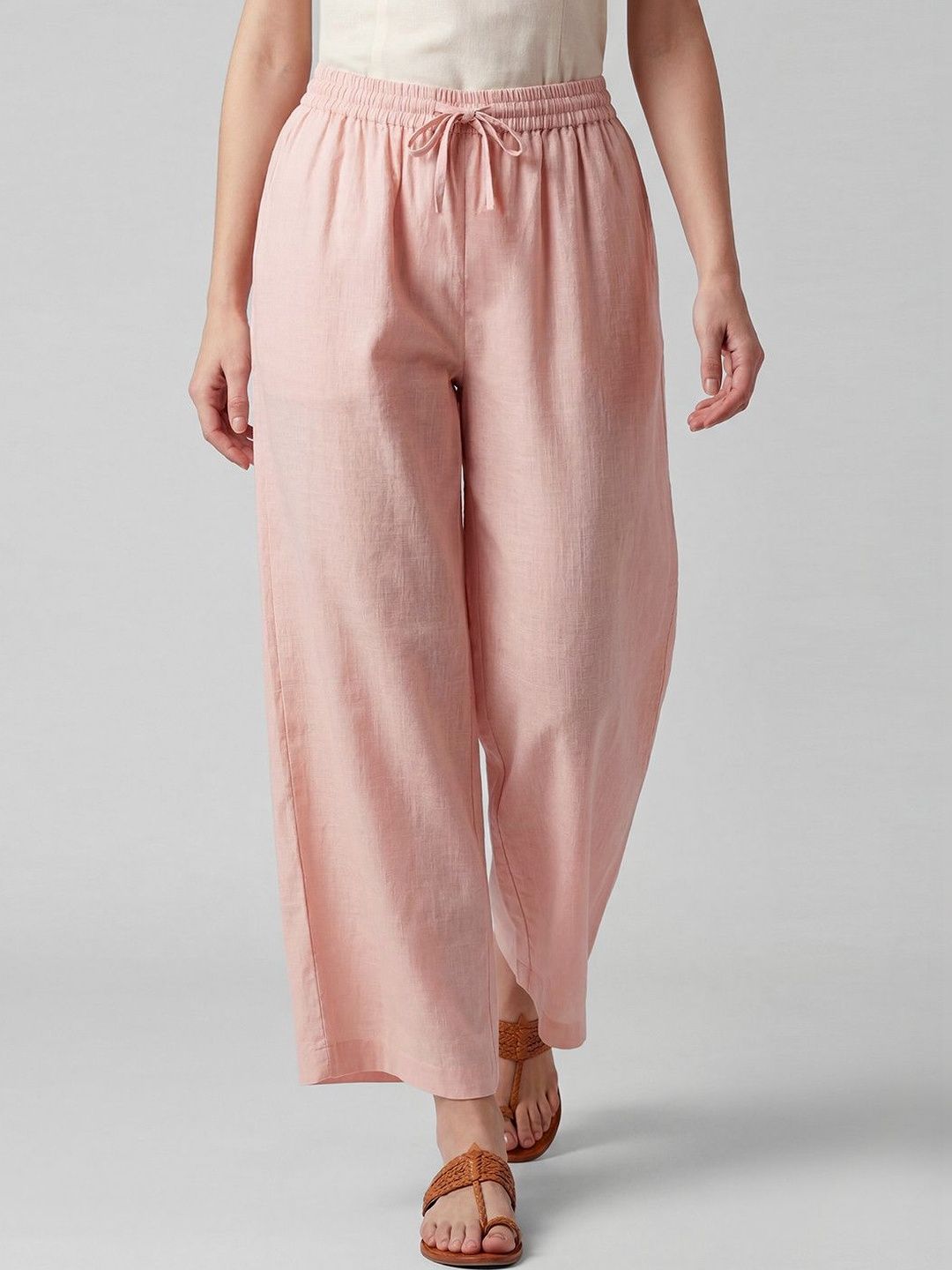 R&B R&B Women Flared Cropped Palazzos