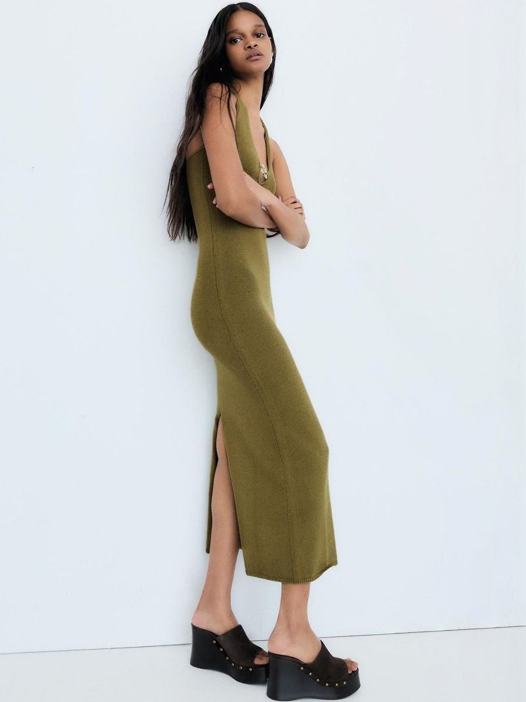 Halter Midi Dress