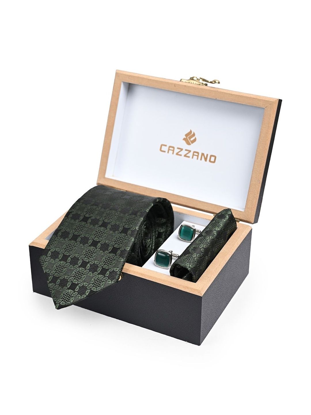 Cazzano Printed Ties and Cufflinks