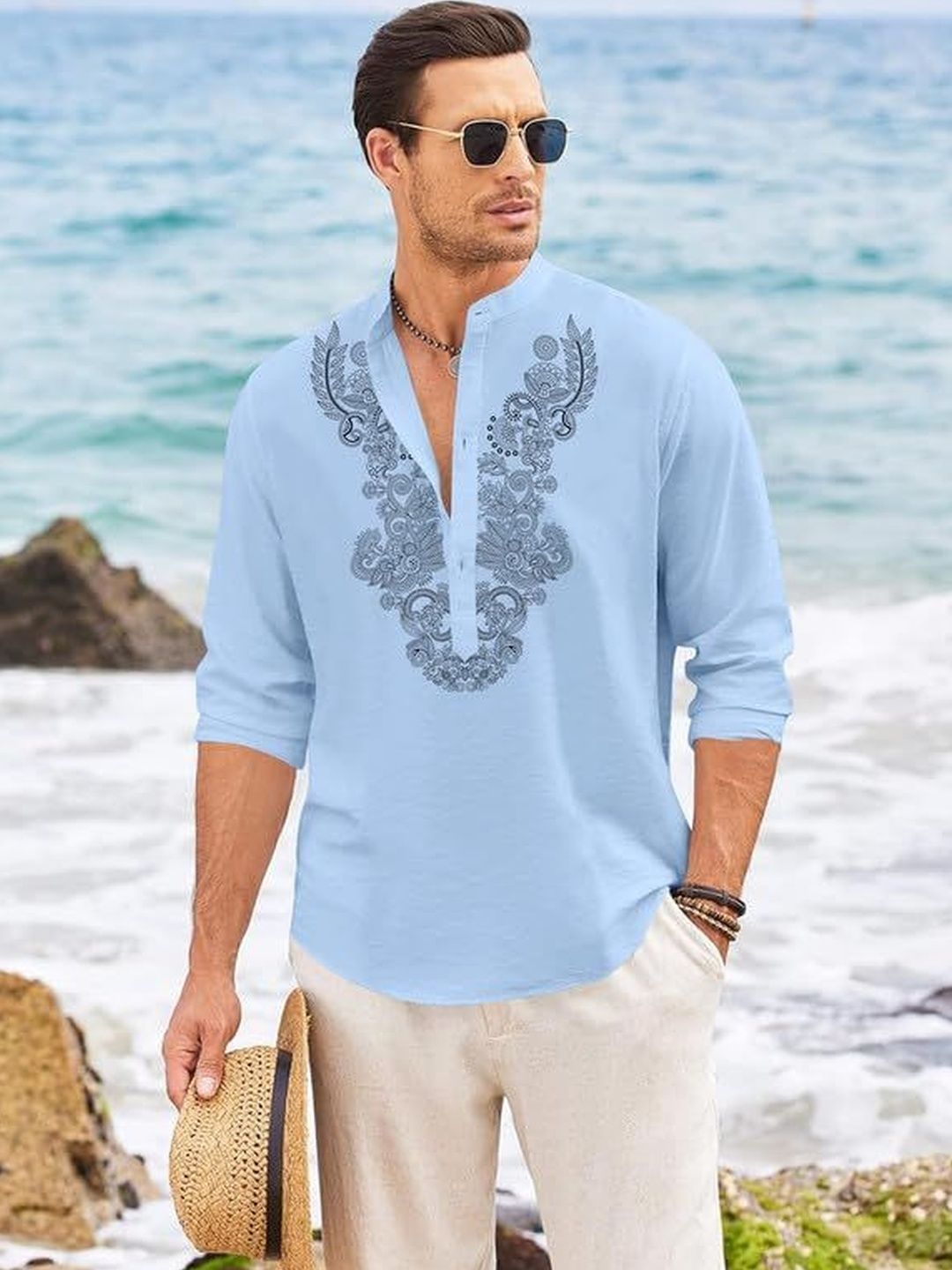 FINIVO FASHION Men Comfort Printed Casual Shirt