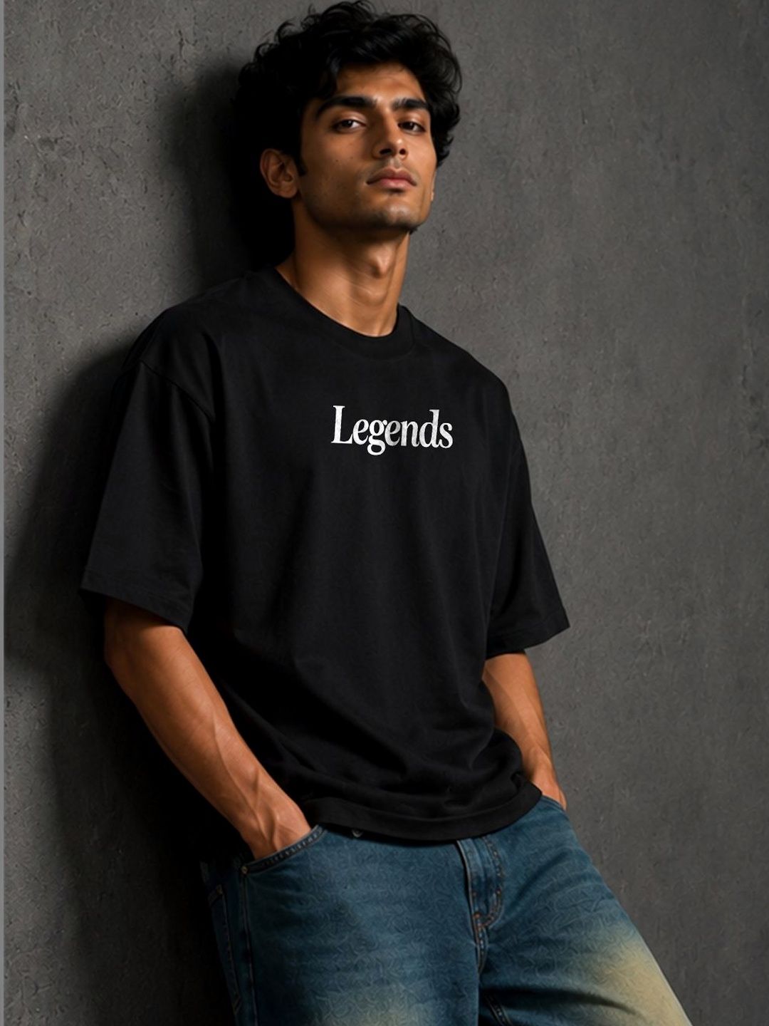 BEOVER Men Typography Printed T-shirt