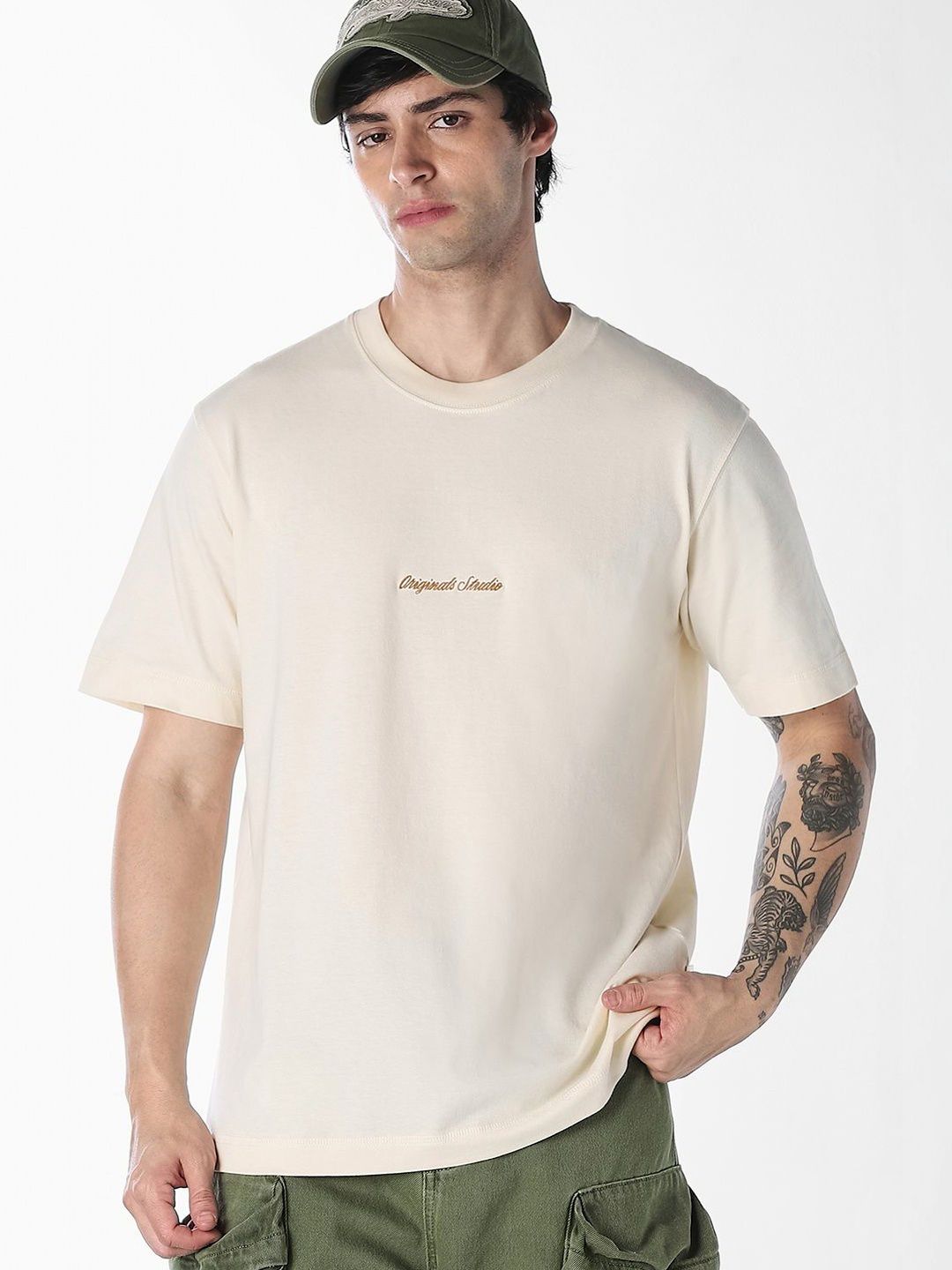 Jack & Jones Jack & Jones Men Typography Printed T-shirt