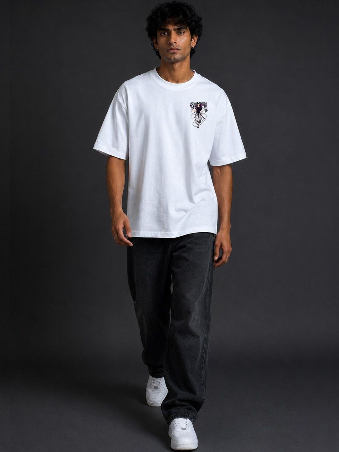 BEOVER Men's Jujutsu Kaisen Graphic Relaxed Fit T-shirt