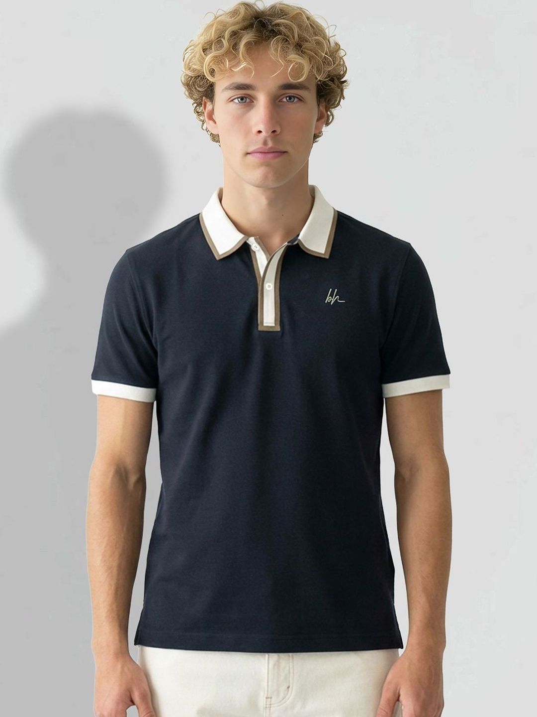 Being Human Men Polo Collar T-shirt