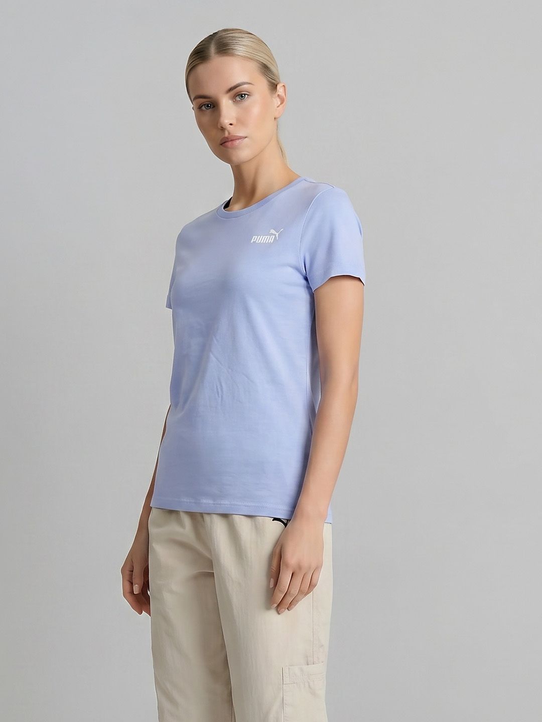 Puma Puma Essentials No.1 Brand Logo Printed Pure Cotton T-Shirt
