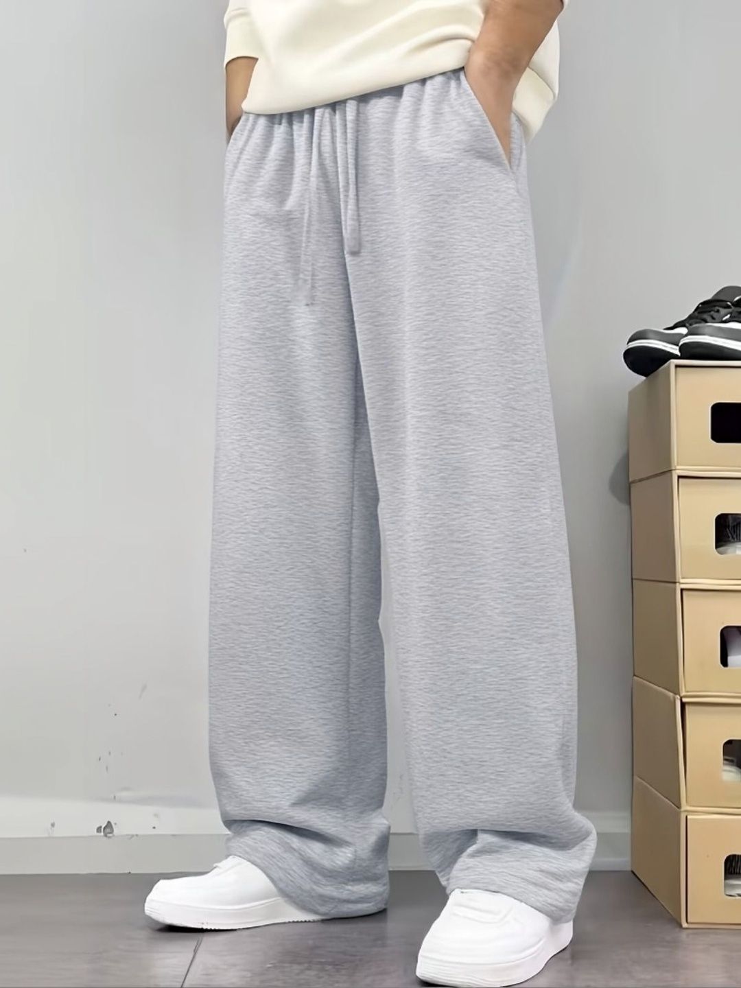 dockstreet Men Relaxed Fit Track Pants