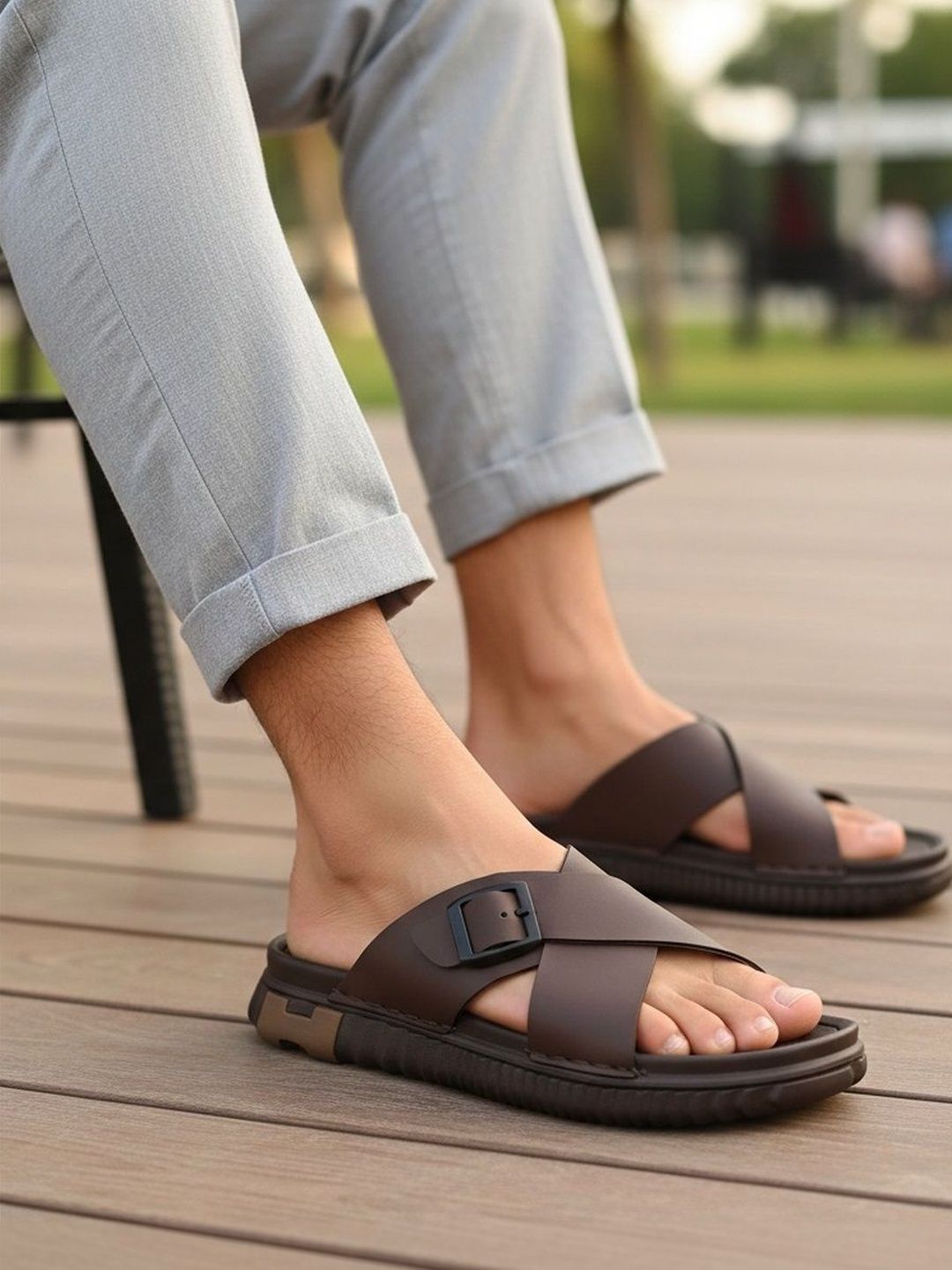 Mast & Harbour Men Comfort Sandals