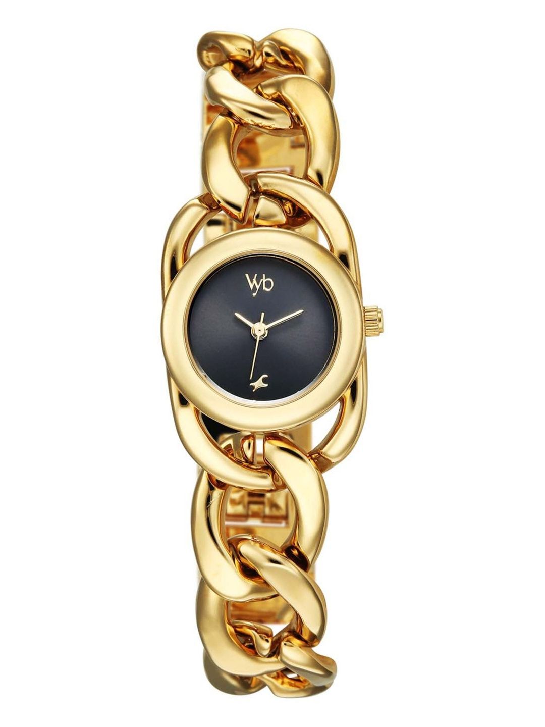 Fastrack Fastrack Women Vyb Diva Quartz Black Dial Watch - FV60150YM01W