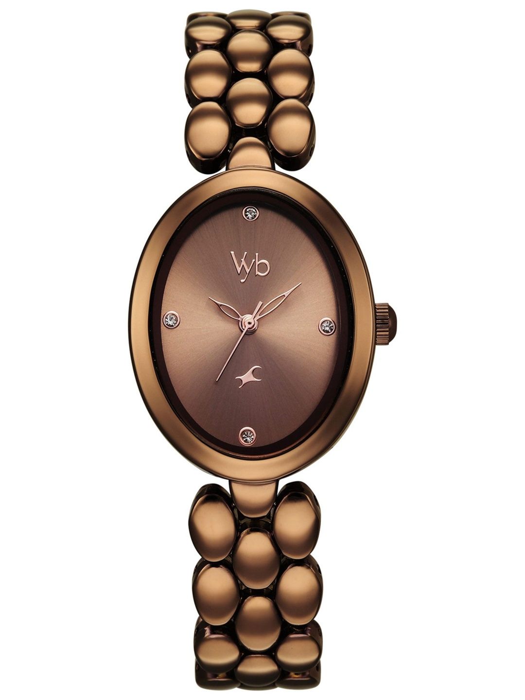 Fastrack Fastrack Women Vyb Enigma Quartz Brown Dial Watch - FV60147QM01W