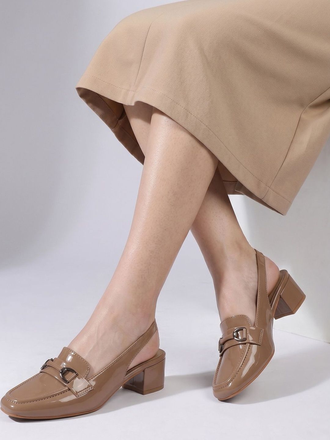 Buy Lavie Work Block Mules with Buckles - Heels for Women 42185577