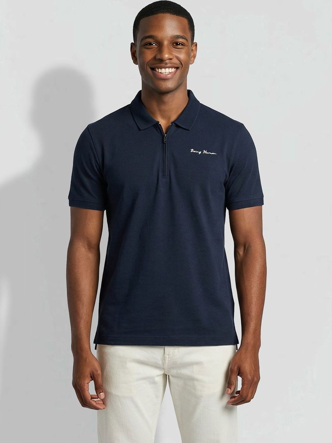 Being Human Men Polo Collar T-shirt