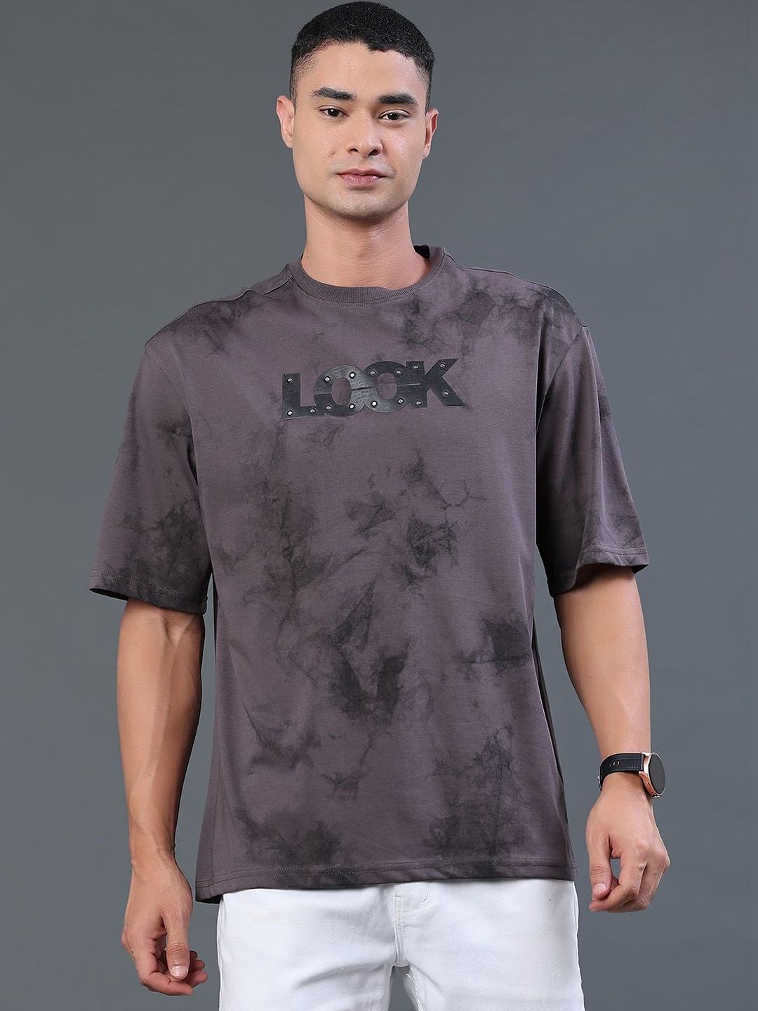 LIMEROAD Men Tie and Dye Dyed T-shirt